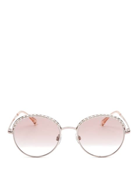 clear chanel rhinestone sunglasses|shop Chanel sunglasses online.